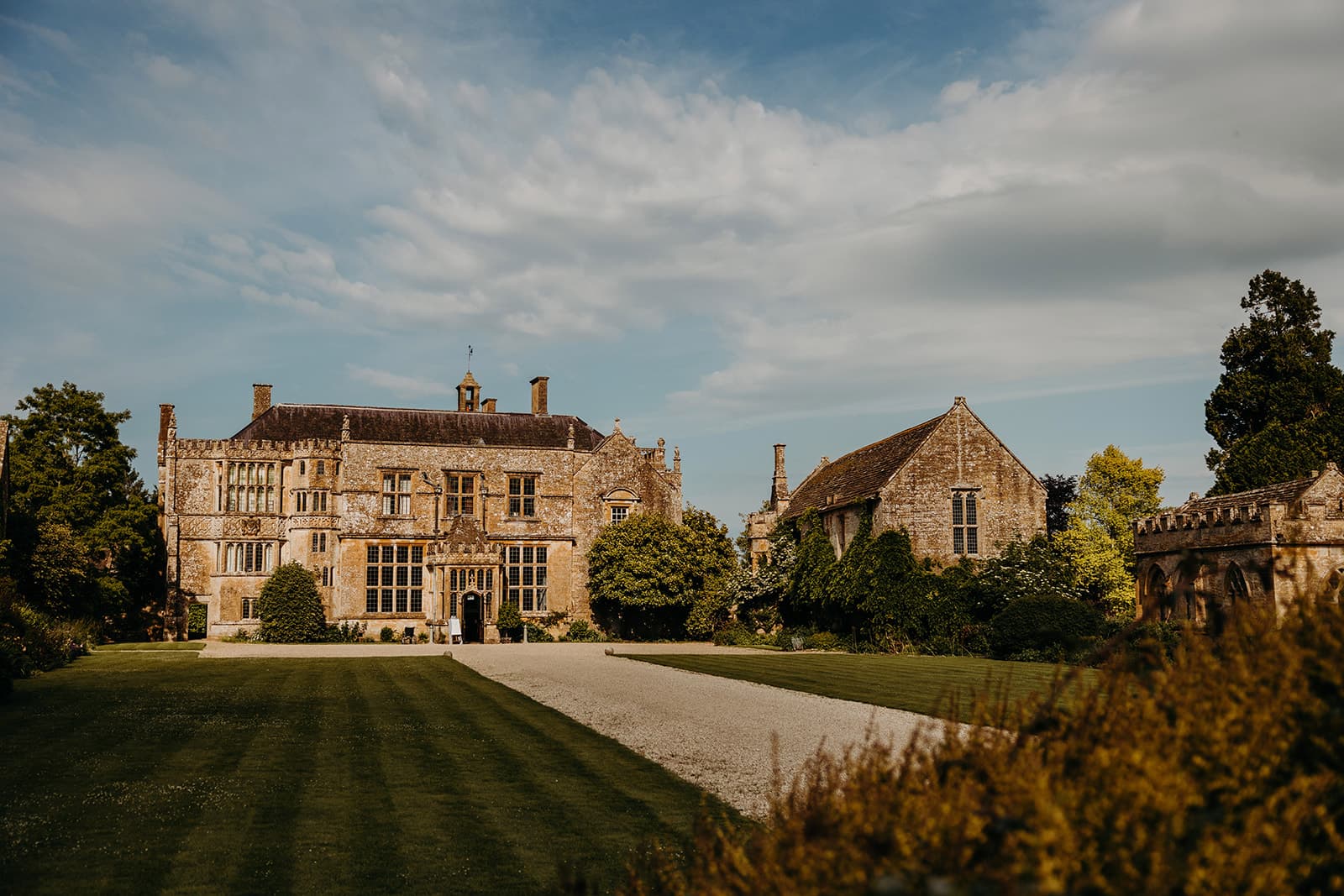 A couple at Brympton House